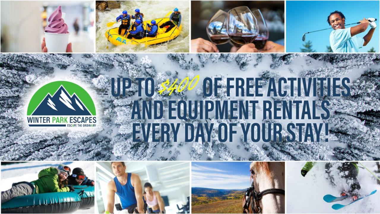 Award Winning Modern Luxury Chalet On River With Hot Tub & Amazing Views - 500 Dollars Of Free Activities & Equipment Rentals Daily Winter Park Zewnętrze zdjęcie